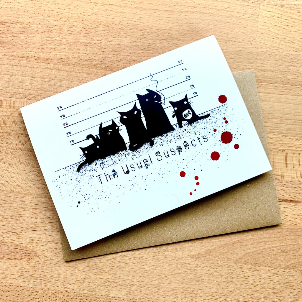 The Usual Suspects card